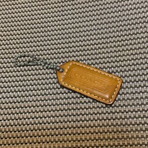 Coach Brown Leather Key Holder
